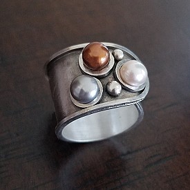 Pearl Statement Ring